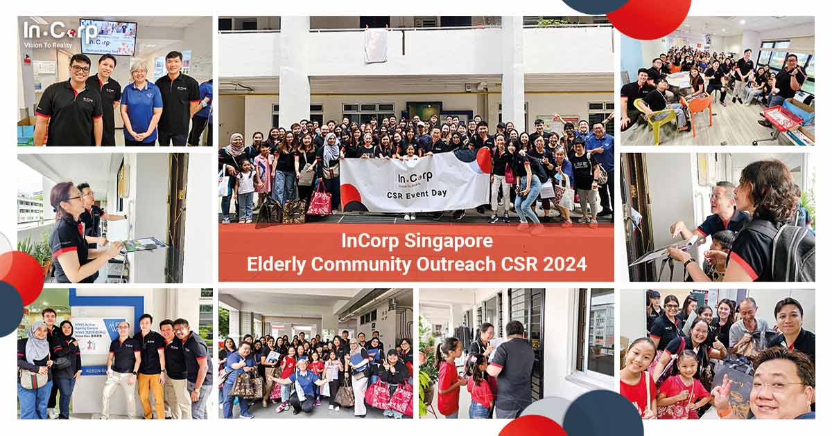 InCorp Singapore Partner with MWS for Elderly Community Outreach CSR 2024